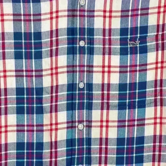 Vineyard Vines Performance Slim Fit Tucker Shirt Men’s Size Small Plaid Button - Picture 4 of 6